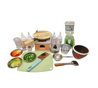 Kids Cooking Set - Real Kitchen Utensils and Tools Set - Mini Stove, Real Food Utensils, Bottles | for Boys and Girls