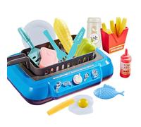 Kids Cooking Toys Set - Gourmet Play Kitchen Pretend Play Accessories for Role Play Fun | Modern Design Cooking Educational Toy for Kids