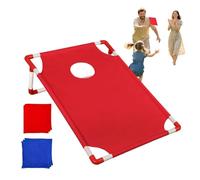 Kids Cornhole,Compact Corn Hole Outdoor Game | Fun Toddler Toy for Boy Girl Birthday Lawn Yard Backyard Kids Beach Party Indoor Outdoor