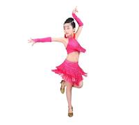 Kids Costume Greek Girls Roman Day Sequin Jumpsuit Flash Ballet Outfit Astronaut Victorian School Girl Baby Egyptian Cowgirl Harem Pants Firefighter Dance,Hot Pink-B,6-7 Years