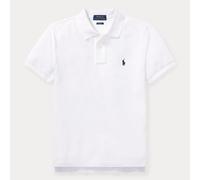 Kids Cotton Polo Shirt with Short Sleeves White