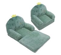 Kids Couch, Foldable Soft Comfy Kids Sofa, Convertible Sofa to Lounger, Fold Out Cute Cartoon Cactus Shape Children Sofa Bed Flip Open Couch/Sleeper for Kids, Girls Boys, Toddler (2 Layers)