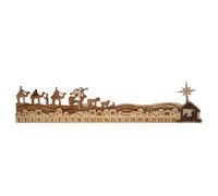 Kids Countdown Calendar,Countdown to Christmas Wooden Calendar - Detailed Craft Holiday Decorations Centerpiece Toy for Bookshelf Windowsill Mantel Desktop Boys Kids Children