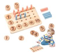 Kids Counting Board - Educational Number Learning Peg Toy Set, Creative Early Math Activity Kit For Children, Durable Colorful Counting | Ideal Use For Home Daycare Center Kindergarten Learning