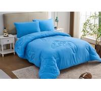 Kids Coverless 10.5 Tog Quilt Set - Duvet & Pillowcase | Machine Washable | Soft Polyester Bedding | Single & Double Sizes | 4 Designs - Flower, Football, Gamer & Star (Blue-Gamer, Single)