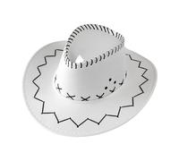 Kids Cowboy Hat Western Halloween Costume Pretend Play for Boys Girls Dress up Themed Parties Toddler Cow girl Fedora Party Favor