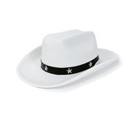 Kids Cowgirl Hat Wide Brim Stylish Star Leather Belt Design Western Cap Kids Girls Boys Western Cowboy Cowgirl Hat (White, ONE Size)