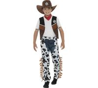 Kids Cowgirl Wild West Cowboy Fancy Dress Girls Book Week Costume Jessie Outfit