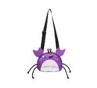 Kids Crab Beach Backpack Toddler Summer Travel Carryall Cute Animal Shoulder Bag PVC Mini Pack For School Trips Days Holiday Outings in Purple, One Size