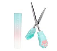 Kids Crafts - 12cm Cute Cat Design A Safety Beveled Tip & Covers | Ergonomic Scissors for School Art Projects, Kids Gift