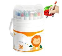 Kids Crayon Set - Fast-Drying Colored Pencils, Safe Artistic Drawing Kit, Paper Coloring Accessories, Learning Tools, Multi-Color Pencil Pack | School Home Birthday Holiday Arts Crafts for Boys Girls