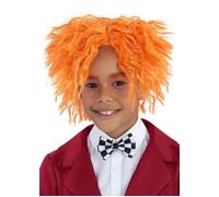 Kids Crazy Orange Mad Hatter Wig