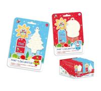 Kids Create Paint Your Own Christmas Tree Decoration Santa Snow Globe Design