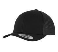 Flexfit Retro Trucker Baseball Cap, Black, 3XS-XXS