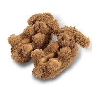 Kids Cute Animal Fuzzy Slippers, Funny Doodle Dog Cozy Non-Slip House for Boys & Girls, Coco