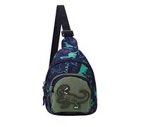 Kids Cute Dinosaur Fanny Pack Waterproof Nylon Toddlers Bum Bag Chest Pouch Bumbag for Teens Boys Girls
