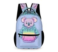 Kids Cute Koala Backpack Age 9 Students for Boys and Girls Animal Theme School Backpack Year 5 Durable Daily Daypack Front Pocket Side Pockets Weekend Travel Outdoor