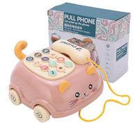 Kids Cute Mobile Phone Toy 16 Different Functions Children Simulation Cat Phone Car Baby Mobile Car Phone Early Education Telephone Kids Toy (/ #11)