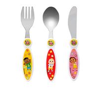 Kids Cutlery Set - 3PCS Childrens Toddler Dinnerware Set Gift for Boys & Girls, Includes Knife, Fork & Spoon, Travel Cutlery Set for Kids (Cocomelon)