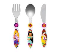 Kids Cutlery Set - 3PCS Childrens Toddler Dinnerware Set Gift for Boys & Girls, Includes Knife, Fork & Spoon, Travel Cutlery Set for Kids (Disney Princess)