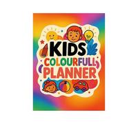 Kids Daily Planner for Developing Early Note Taking Habits and Management Skills with Cover Design (28.5x21cm)
