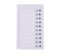 Kids Daily Routine Chart for Children Daily Chore Chart Educational Visual Schedule Board 12x20cm for Task Management Multifunctional Accountability Board