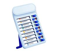 Kids Daily Routine Chart for Children Daily Chore Chart Educational Visual Schedule Board 7.5x12.5cm for Task Management Portable Study Planner