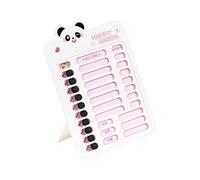 Kids Daily Routine Chart for Children Daily Chore Charts Educational Visual Schedule Board 15x23.2cm for Task Management Educational Planner for Student