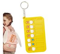 Kids Daily Routine Chart - Job List To Sleep Keychain, Portable Responsibility Planner, Cute Timetable | Pocket Organizer For Backpack Schoolbag Supplies