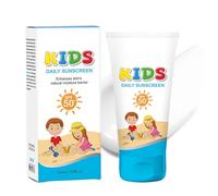 Kids Daily Sunscreen SPF 50 - Broad Spectrum UVA & UVB Protection for Children - Moisturising Sun Cream for Face & Body - Lightweight Non-Greasy Daily SPF - Water Resistant Sunscreen
