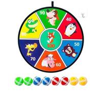 Kids Dart Game Set - Creative Hook Dartboard with Colorful Sticky Balls | Dartboard for Home Playroom, Backyard Fun, Children’s Group Activities, Parent-Child Interaction, for Boys