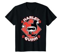Kids DC Comics Chibi Harley Quinn Badge Camiseta T-Shirt