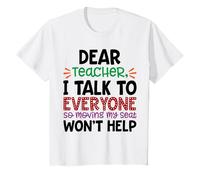Kids Dear Teacher I Talk to Everyone T-Shirt