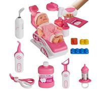 Kids Dentist Kit,Realistic Pretend Fun Educational Toy | Realistic Doctor Kit - for Learning Classroom Kindergarten Preschool Elementary Party Activities Morning Leisure Home