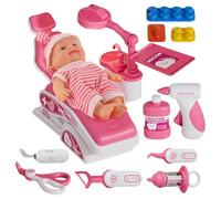 Kids Dentist Play Set - Realistic Fun Pretend Learning Toy,Doctor Play Kit,for Classroom Kindergarten School Elementary Party Activities Morning Leisure Home Family Time