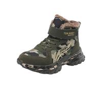 Kids Desert Camo Army Combat Patrol Tactical Boots Military Walking Hiking Boots Boys Girls Lightweigh Winter Warm Snow Boots Non-Slip Outdoor Climbing Shoes