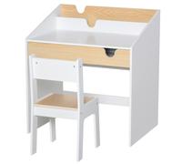Kids Desk and Chair Set Study Table with Storage Drawer Children Learning