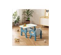 Kids Desk Chair Set Height Adjustable Living and Home White One Size