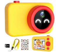 Kids Digital Camera 1080P Compact Video Camera with 32GB SD Card