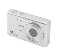 Kids Digital Camera 2MP 080P 2.4in TFT Sc 6X M Auto Portable Ket Digital Camera for Vlog Black (Silver)