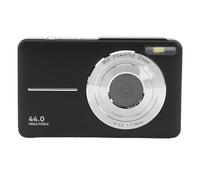 Kids Digital Camera 44MP 1080P 16X Zoom Portable Small Vintage Camera for Photography Enthusiasts (Black)