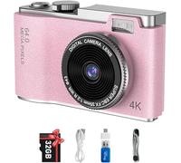 Kids Digital Camera,Children Camera Gift with 32GB SD Card, 16X Zoom, HD Video Compact Small Camera for Kids Boys Girls,Perfect Christmas & Birthday (Pink)