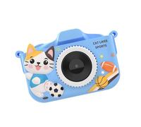 Kids Digital Camera with Double Cameras Built in MP3 Player and Educational Games for Children Interactive Toy ABS Design Shockproof ABS Silicone Toy