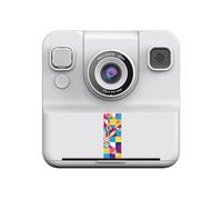 Kids Digital Camera With Rotating Lens 2.4 Inch Screen Long Battery Life Colored Printing Paper Interactive Learning Camera Photo Frames