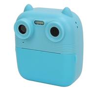 Kids Digital Print Camera, 2.8 Inch 1080P 48MP IPS Dual Lens Vlogging Camera with DIY Coloring, Support 32GB, 1100mAh Digital Video Camera for Kids (Sky Blue)