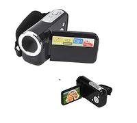 Kids Digital Video Camcorder - 16X HD Portable With 2 Inch TFT LCD Screen, 16MP DV for Youtube, Digital Camera, Toys (Black)