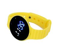 Kids Digital Watch Comfortable Silicone Band Stylish LED Electronic Watch for Students (Light Pink)