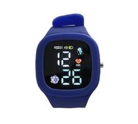 Kids Digital Watch - Square-Wristbands Square Glow-in-the Dark Colorful LED Display - Silicone Employof Kids Watch Educational Toys Birthday For Girls From 3 to 10