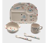 Kids' Dinner Set, Multi Coloured One Size