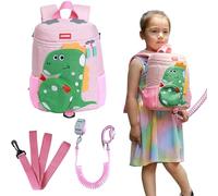 Kids Dinosaur Backpack with 2 Different 1.5 Meter Harness Baby Backpack Kindergarten Backpack Toddler Kids Bag